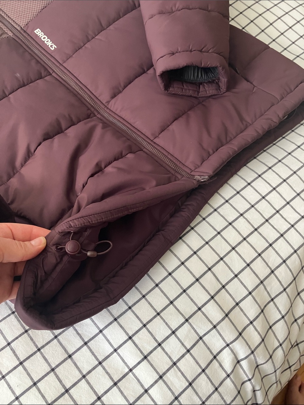 NWOT BROOKS PUFFY JACKET - Picture 4 of 9